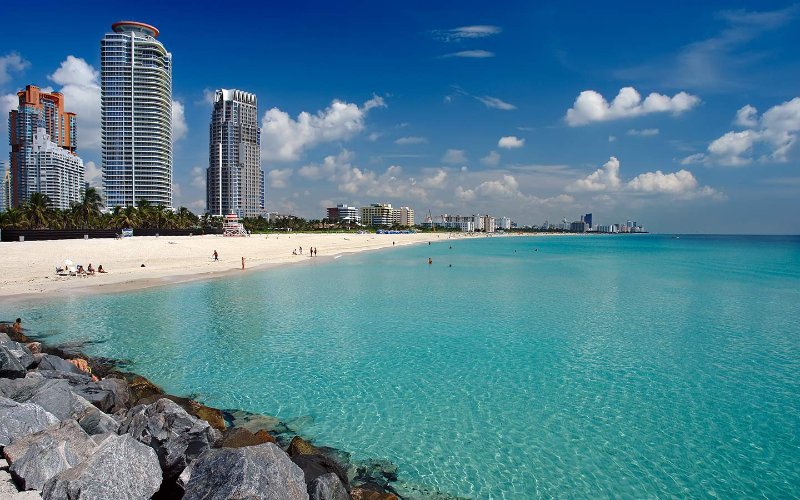 Playas cristalinas en Miami
